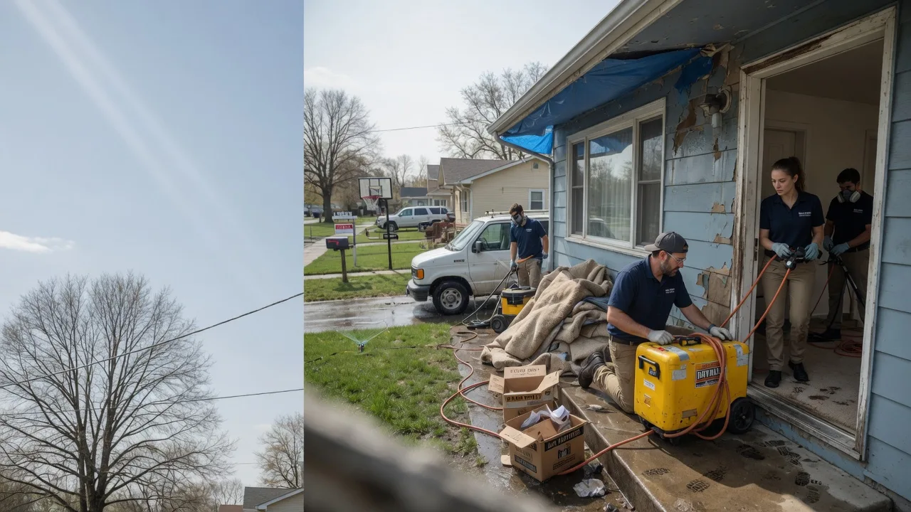 Basement Flood Cleanup in Heltonville, IN near me